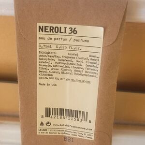 Le LABO Neroli 36 Travel Mini NEW SEALED